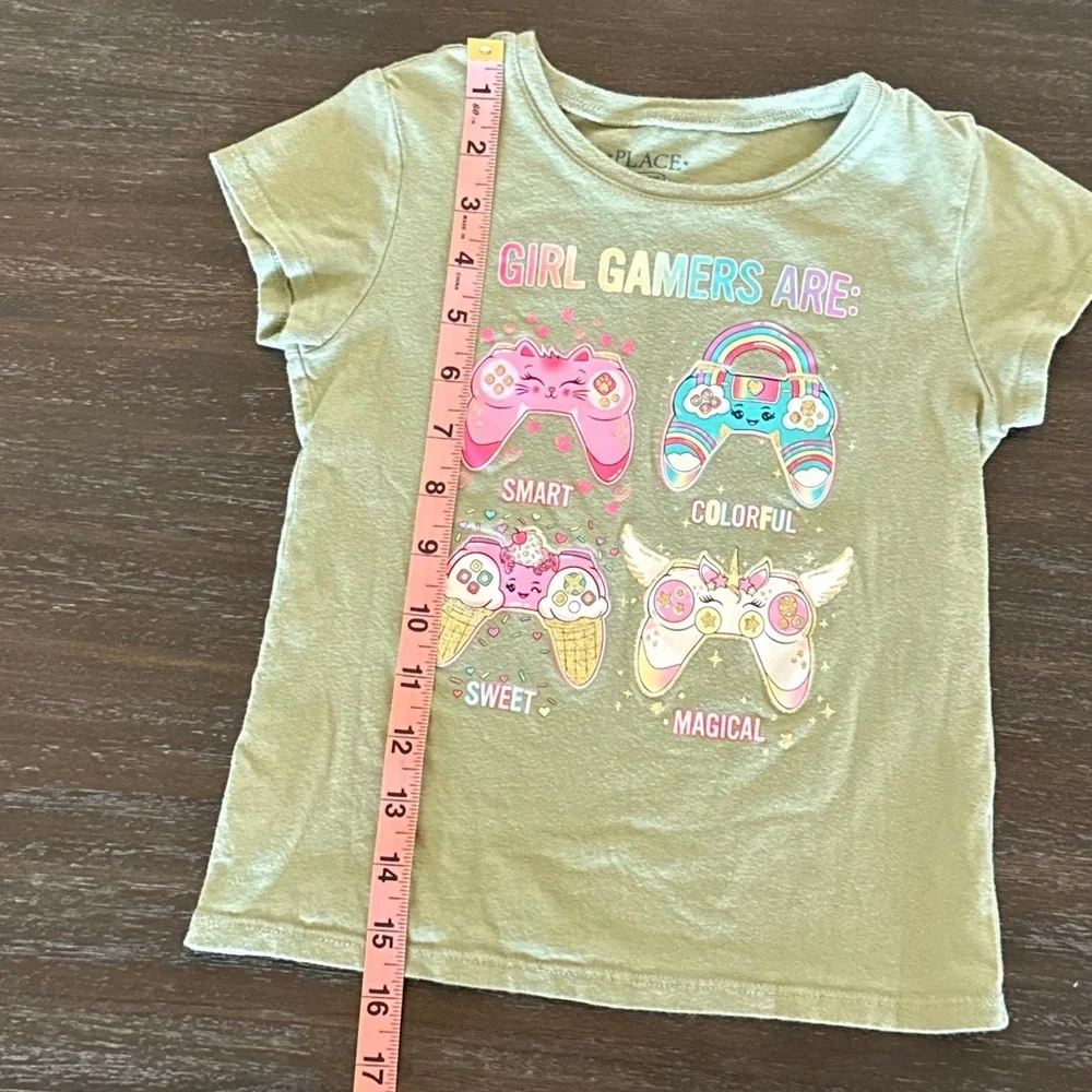 Children's Place Girls Small 5/6 Gaming Tee
